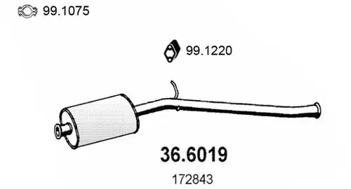 средно гърне ASSO 36.6019