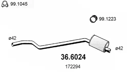 средно гърне ASSO 36.6024