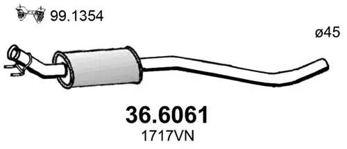 средно гърне ASSO 36.6061