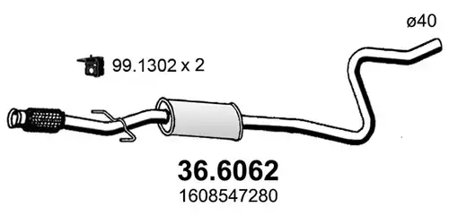 средно гърне ASSO 36.6062