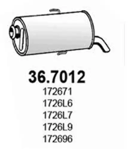 крайно гърне ASSO 36.7012