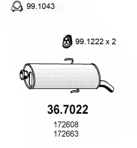 крайно гърне ASSO 36.7022