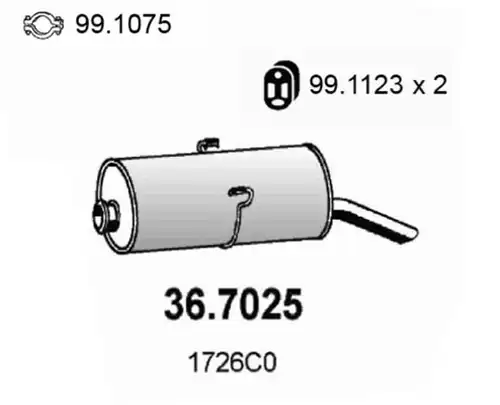 крайно гърне ASSO 36.7025