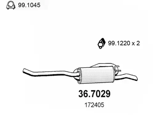 крайно гърне ASSO 36.7029