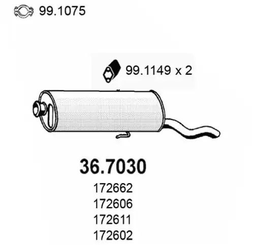 крайно гърне ASSO 36.7030