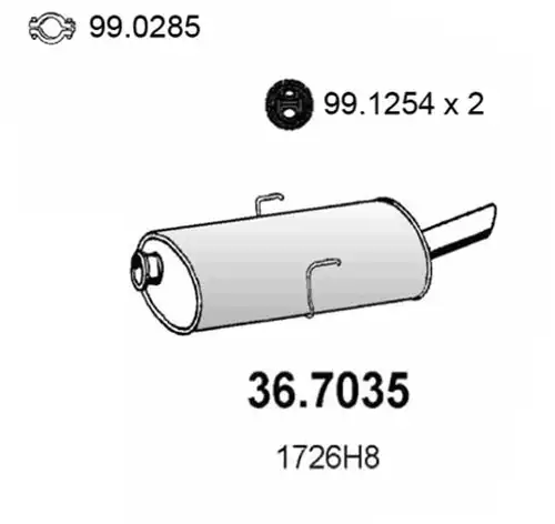 крайно гърне ASSO 36.7035