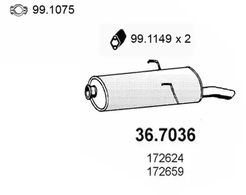 крайно гърне ASSO 36.7036