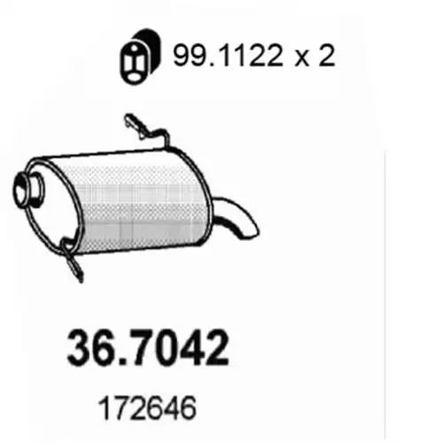 крайно гърне ASSO 36.7042