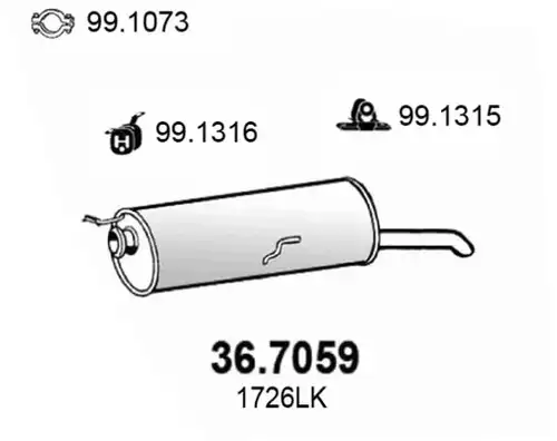 крайно гърне ASSO 36.7059