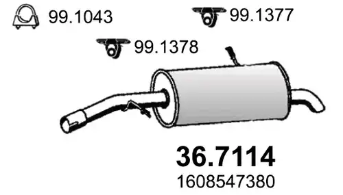 крайно гърне ASSO 36.7114