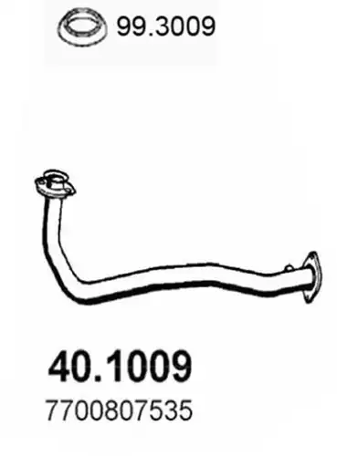 изпускателна тръба ASSO 40.1009