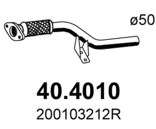 изпускателна тръба ASSO 40.4010