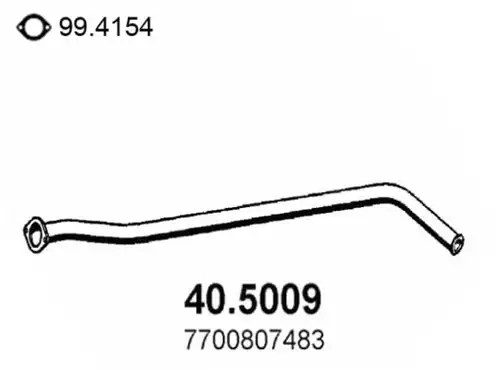 изпускателна тръба ASSO 40.5009