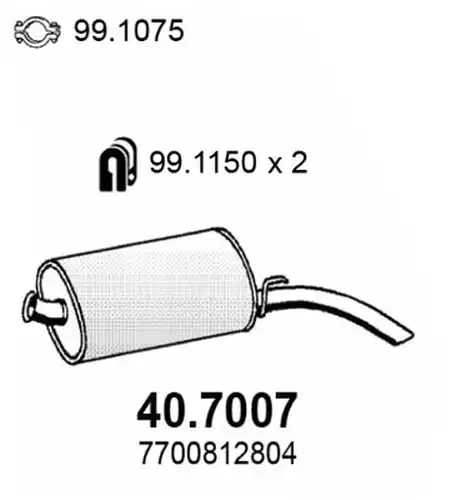 крайно гърне ASSO 40.7007