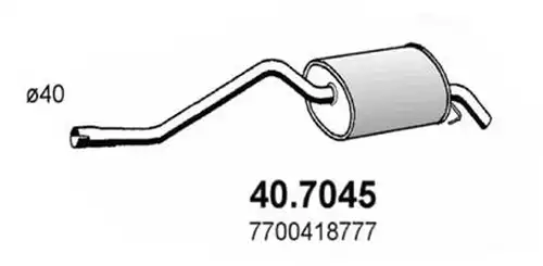 крайно гърне ASSO 40.7045