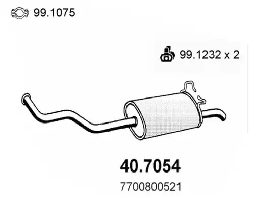 крайно гърне ASSO 40.7054