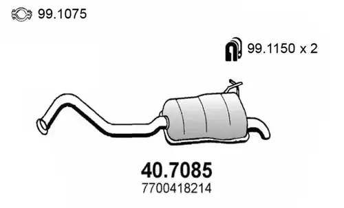 крайно гърне ASSO 40.7085