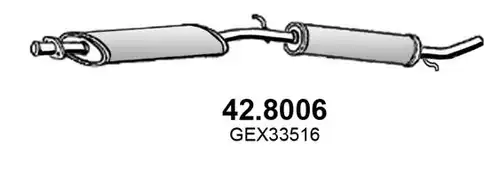 средно, задно гърне ASSO 42.8006