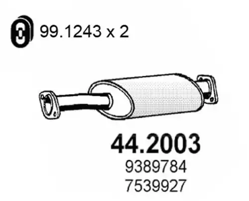 предно гърне ASSO 44.2003