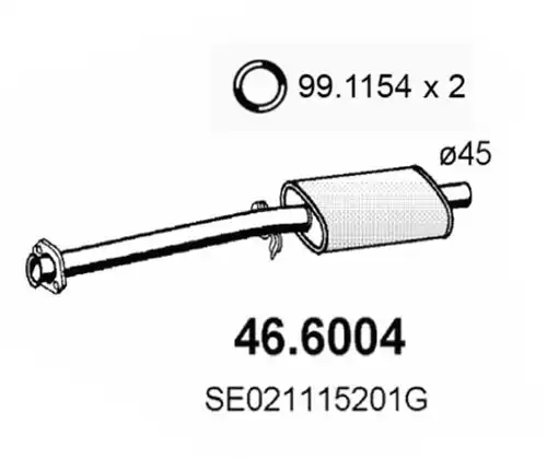 средно гърне ASSO 46.6004