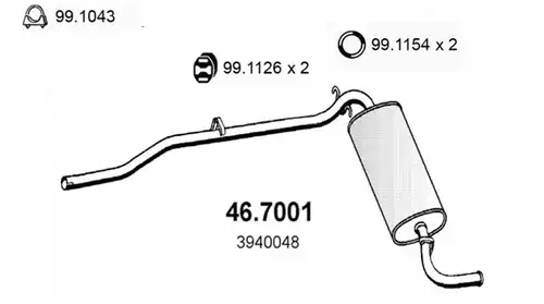 крайно гърне ASSO 46.7001