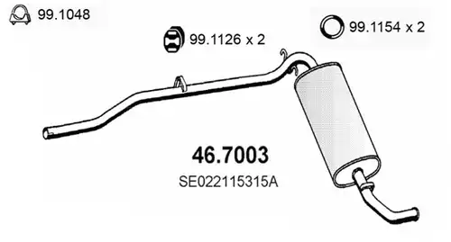 крайно гърне ASSO 46.7003