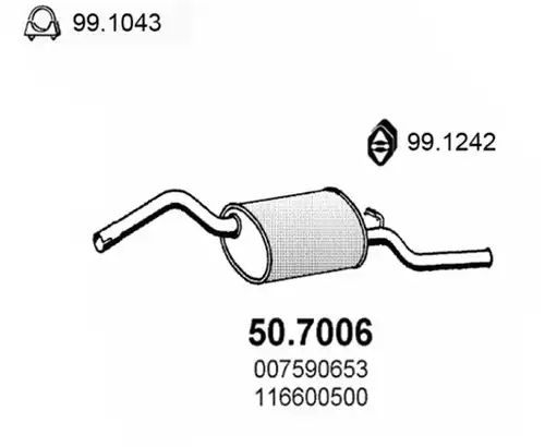 крайно гърне ASSO 50.7006