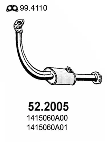 предно гърне ASSO 52.2005