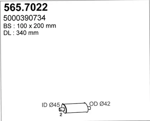 крайно гърне ASSO 565.7022