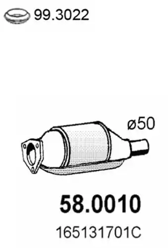 катализатор ASSO 58.0010