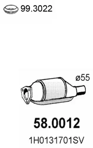 катализатор ASSO 58.0012