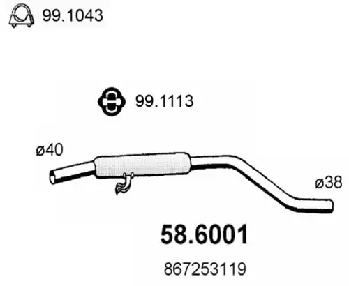 средно гърне ASSO 58.6001