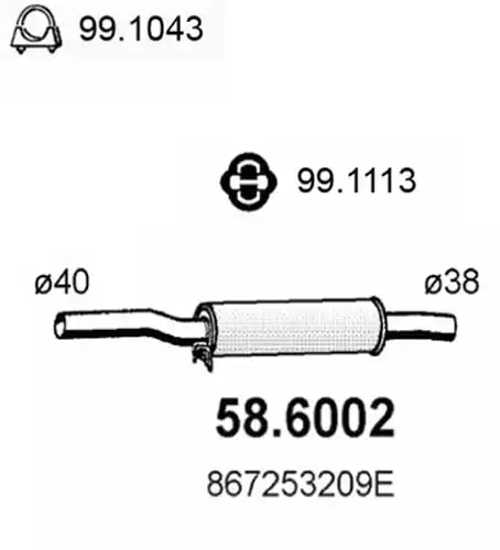 средно гърне ASSO 58.6002