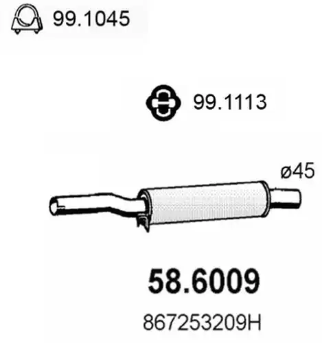 средно гърне ASSO 58.6009