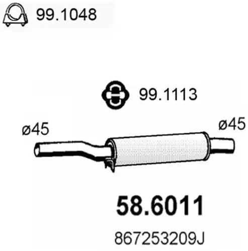 средно гърне ASSO 58.6011