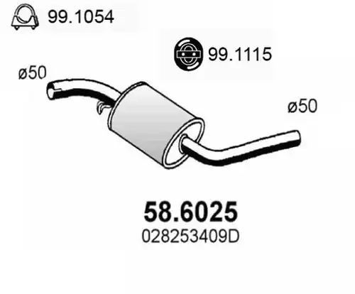 средно гърне ASSO 58.6025