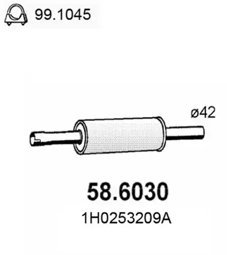 средно гърне ASSO 58.6030