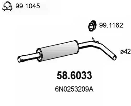 средно гърне ASSO 58.6033