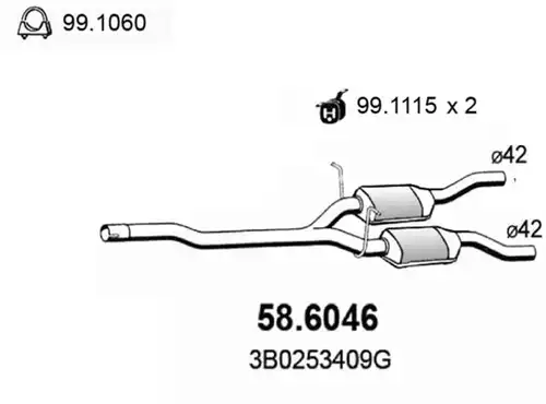 средно гърне ASSO 58.6046