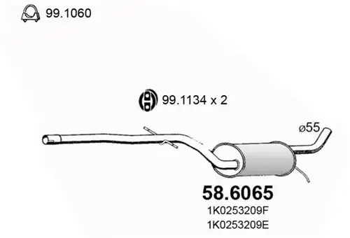 средно гърне ASSO 58.6065