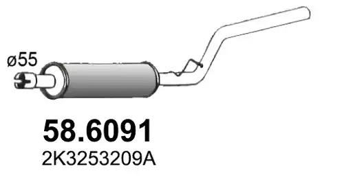 средно гърне ASSO 58.6091