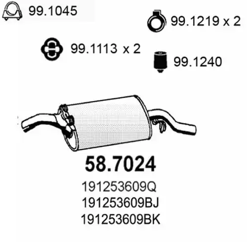 крайно гърне ASSO 58.7024