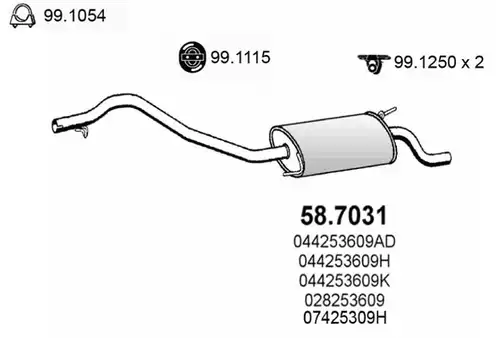 крайно гърне ASSO 58.7031