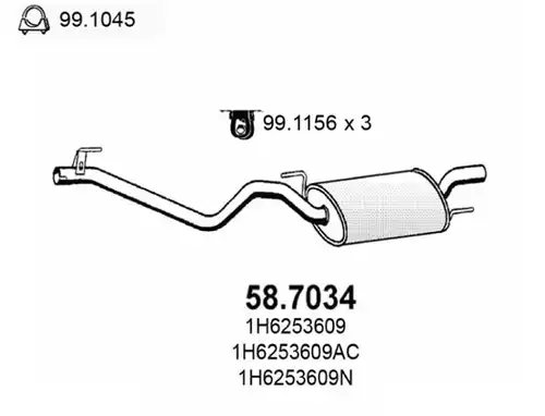 крайно гърне ASSO 58.7034