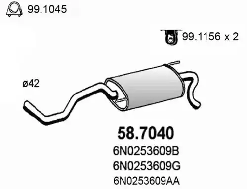 крайно гърне ASSO 58.7040