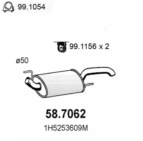 крайно гърне ASSO 58.7062