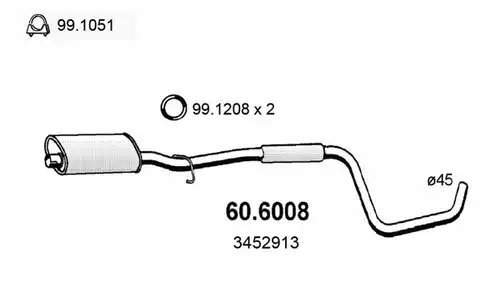 средно гърне ASSO 60.6008