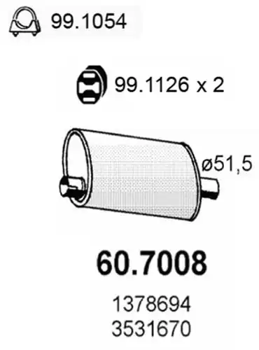 крайно гърне ASSO 60.7008