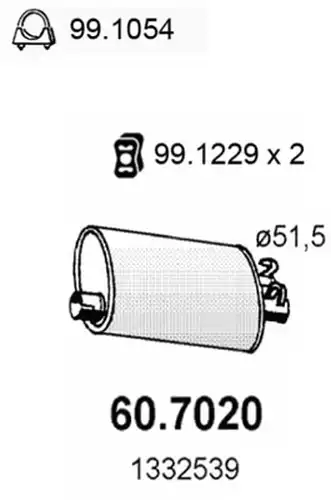 крайно гърне ASSO 60.7020