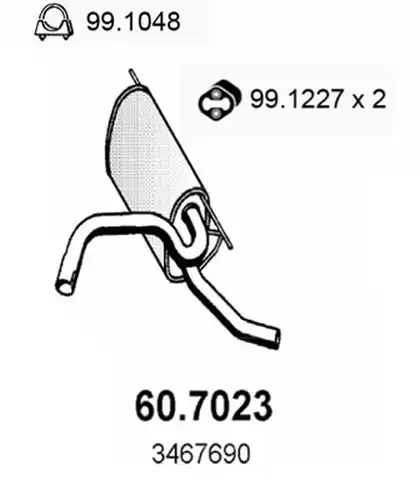 крайно гърне ASSO 60.7023